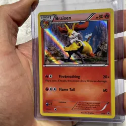 Braixen 9/39 XY Kalos Trainer Kit Pokemon Card TCG - LP+ Pokemon Nintendo Holo - Image 2