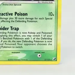 Ariados 2/115 EX Unseen Forces Holo Rare Pokemon Card 2005 Vintage NM - Image 4