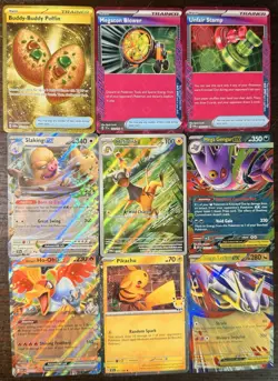 Pokemon Card Lot Of 9 Ex Item Art Rare Mega Gengar - Image 1