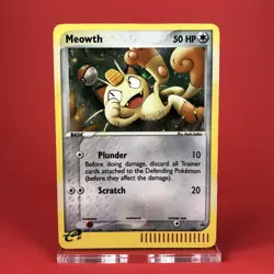 2003 | Pokemon TCG (MEOWTH 013 HP | BLACK STAR PROMO HOLO) Card Nintendo EX - Image 1