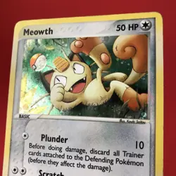 2003 | Pokemon TCG (MEOWTH 013 HP | BLACK STAR PROMO HOLO) Card Nintendo EX - Image 3
