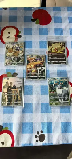2024 Pokemon Card Series P Cards:Charizard, Eevee, Jynx, Hoothoot, Wyrdeer. RJ34 - Image 1