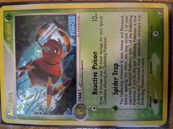 Pokemon TCG Ariados EX Unseen Forces Holo Card 2/115 Rare LP - Image 1
