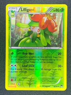Lilligant 8/122 Rare Reverse Holo XY Breakpoint Pokemon Card 2016 Reverse Holo - Image 1
