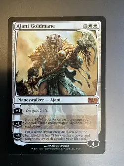 MTG - Ajani Goldmane - Magic 2011(M11) - LP MAGIC CARD - Image 1