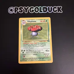 Pokemon TCG Vileplume Holo Rare Card Jungle Unlimited Edition 15/64 WOTC A35 - Image 1