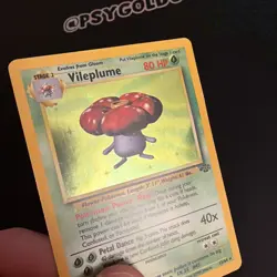 Pokemon TCG Vileplume Holo Rare Card Jungle Unlimited Edition 15/64 WOTC A35 - Image 2