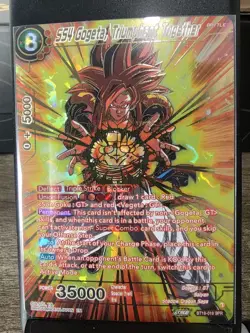 Dragon Ball Super Card SS4 Gogeta SPR Foil Dawn Z-Legends BT18-019 - Image 1