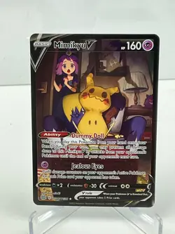 Mimikyu V TG16/TG30 Brilliant Stars Trainer Gallery Pokemon Card Beautiful Card - Image 1
