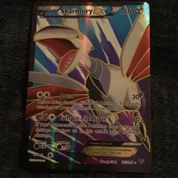 Pokemon TCG Skarmory-EX XY Holo Full Art Ultra Rare Card 145/146 - Image 1