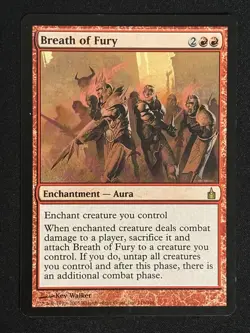 1x MTG Breath of Fury - Ravnica: City of Guilds (RAV) #116 - Magic the Gathering - Image 1