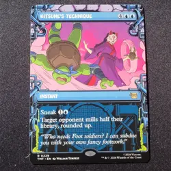Magic The Gathering Kitsune's Technique (Showcase) Teenage Mutant Ninja Turtles - Image 1