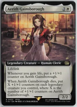 Aerith Gainsborough (Extended Art) R FINAL FANTASY 423 NM - Image 1