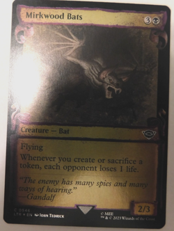 Mirkwood Bats - Collector's Art - Foil - MTG - NM (Unplayed) - Image 1