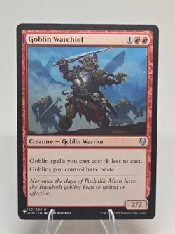 Goblin Warchief X1 DOM MTG The List Reprints - Image 1