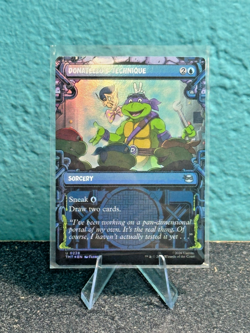 Donatello’s Technique - 228 - MTG: Teenage Mutant Ninja Turtles -Borderless Foil - Image 1
