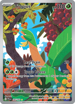 TROPIUS 195/193 ILLUSTRATION RARE PALDEA EVOLVED POKEMON LIGHTLY PLAYED - Image 1