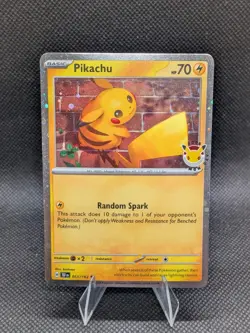 Pikachu Pokemon Day 2026 051/162 Promo Card Holo - Image 1