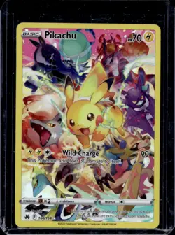 2023 Pokemon SWSH Crown Zenith Pikachu #160/159 - Image 1