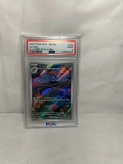 2023 POKEMON OBF EN-OBSIDIAN FLAMES ILLUSTRATION RARE #198 GLOOM PSA 9 - Image 1