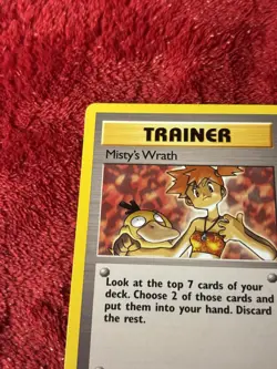 Misty's Wrath 114/132 Gym Heroes Regular Pokemon Card Lp - Image 2