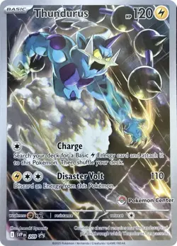 Thundurus - 209 (Pokemon Center Exclusive) [SV: Scarlet & Violet Promo Cards] 20 - Image 1