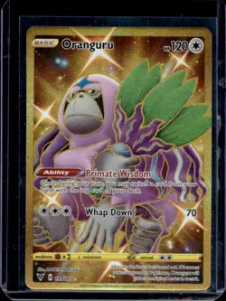2020 Pokemon SWSH Vivid Voltage Oranguru #199/185 - Image 1