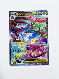 Pokemon Mega Evolution Mega Venusaur EX 177/132 Special Illustration Rare NM - Image 1
