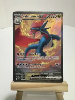 Pokemon TCG Salamence EX Journey Together Special Illustration Rare Card 187/159 - Image 1
