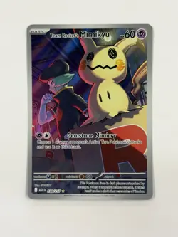 Pokemon TCG Team Rockets Mimikyu 238/217 Illustration Rare Ascended Heroes Mint - Image 1