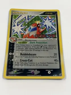 Pokemon TCG Crawdaunt 6/107 Holo Ex Deoxys Stamped Moderately Played - Image 4