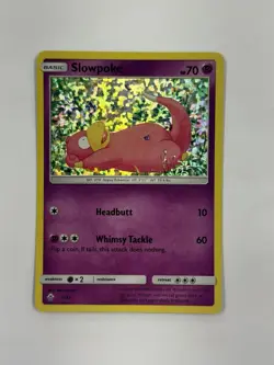 Pokemon TCG Slowpoke 5/12 Holo McDonald’s Promo Lightly Played 2018 Pokemon - Image 1