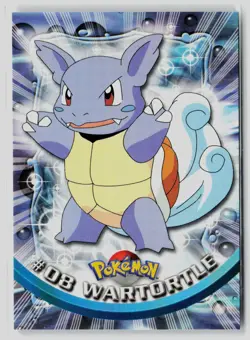 Pokemon 1999 Topps TV Wartorle #08 - Image 1