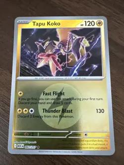 Pokemon Tapu Koko 067/217 Me: Ascended Heroes Energy Symbol Reverse Holo - Image 1