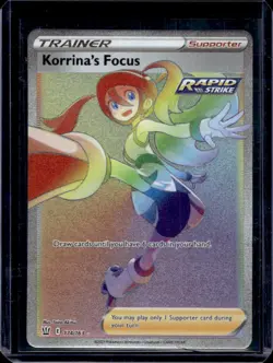 2021 Pokemon SWSH Battle Styles Korrina's Focus #174/163 - Image 1