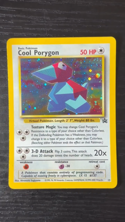 Pokemon TCG Cool Porygon Black Star Promo Holo Foil Near Mint NM - Image 2