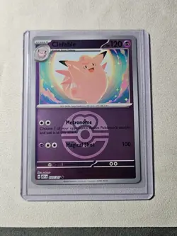 Pokemon TCG | Clefable 075/217 (Love Ball) | Ascended Heroes | Reverse Holo | NM - Image 1