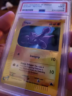 Pokemon PSA 9 Mint Gligar Reverse Holo eReader 59/144 Skyridge - Image 3