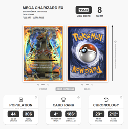 TAG 8 Mega Charizard EX #101/108 Pokemon Evolutions English (Read Description) - Image 5