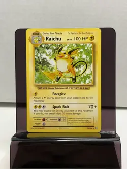 Pokemon TCG 2016 XY - Evolutions 36/108 Raichu Deck Exclusive Non-Holo Rare - Image 1