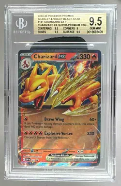 2409 Charizard ex 2024 Pokemon SV Super Premium Promo - SVP EN #161 BGS 9.5 - Image 1