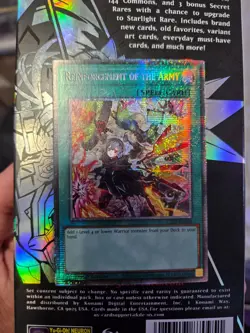 Reinforcement of the Army - L26D-ENS08 - Starlight Rare YuGiOh - Image 1