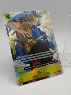 One Piece Sanji ST29-004 SR Card Egghead Starter Deck Foil NM ENGLISH - Image 2