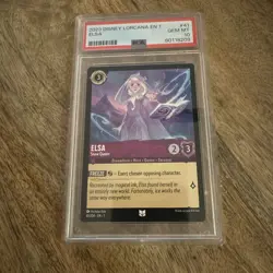 2023 Disney Lorcana Elsa Snow Queen 41/204 Non-Foil PSA 10 Gem Mint - Image 1
