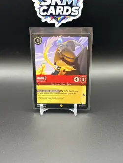 Disney Lorcana TCG Hades - Strong Arm #125/204 Regular Embossed Azurite Sea NM/M - Image 1