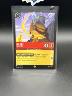 Disney Lorcana TCG Hades - Strong Arm #125/204 Regular Embossed Azurite Sea NM/M - Image 3