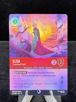 Disney Lorcana-Winterspell-Elsa-Concerned Sister-#215-Epic-M/NM - Image 4