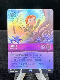Disney Lorcana-Winterspell-Anna-Little Sister-#209-Epic-M/NM - Image 4