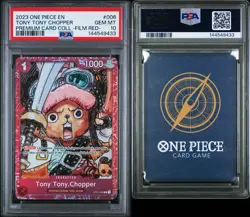 2023 ONE PIECE PREM CARD COLL -ONE PIECE FILM RED- #006 TONY TONY CHOPPER PSA 10 - Image 3