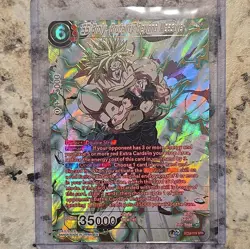 SS Broly Brutality Beyond Measure SPR Foil Dragon Ball Super Card Game NM holo - Image 1